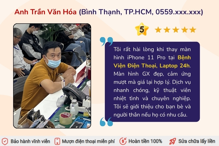 nhận xét từ khách hàng đã sử dụng dịch vụ