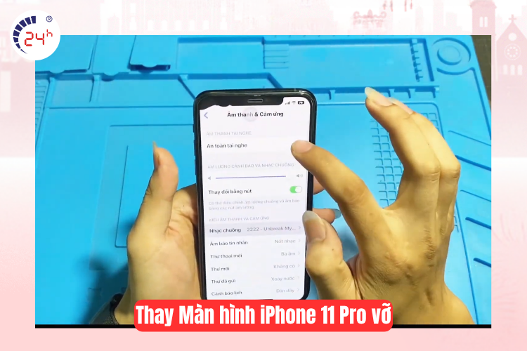 Màn hình iPhone 11 Pro gặp sự cố bị nứt hoặc vỡ