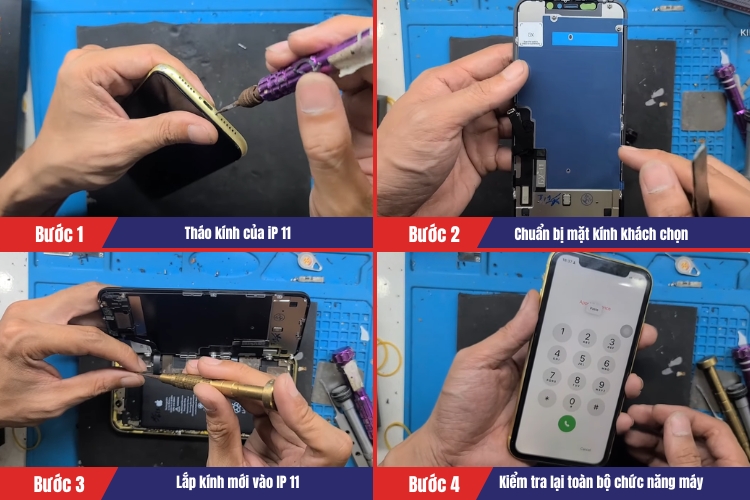 Thay màn hình iPhone 11