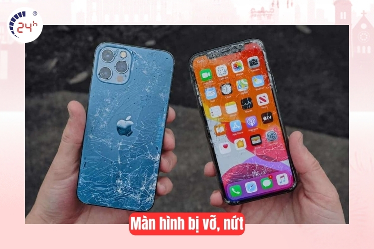 Màn hình bị vỡ, nứt