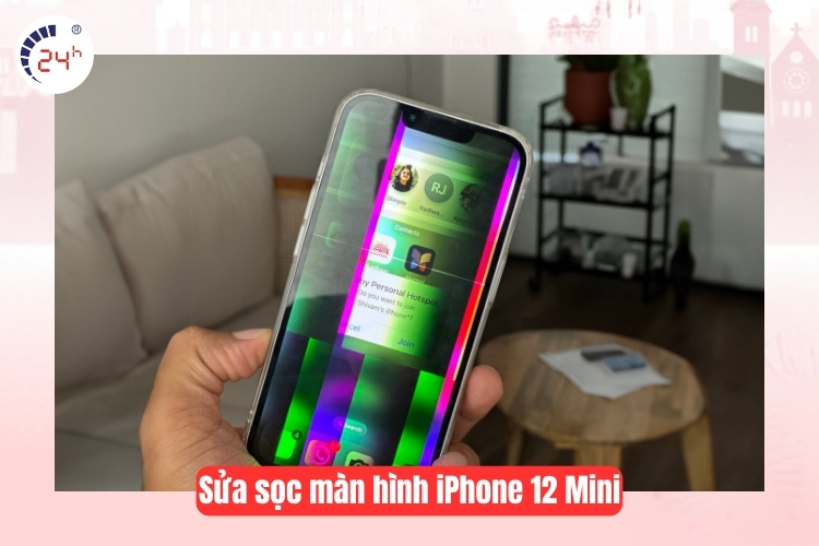 Sửa sọc màn hình iPhone 12 Mini