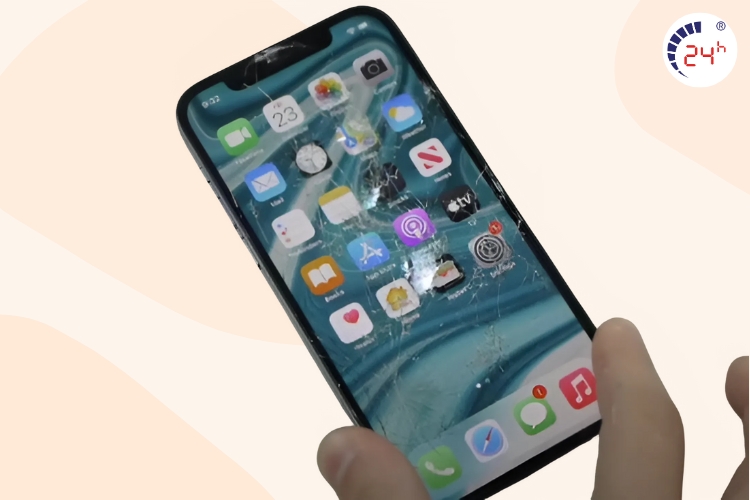 màn hình iphone 12 pro bị nứt