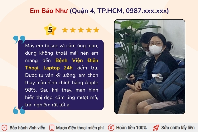 trải nghiệm thực tế của khách hàng
