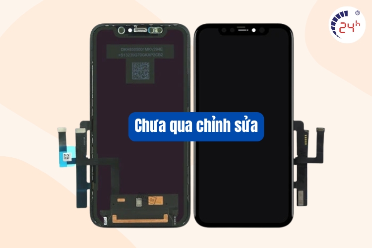 màn hình tháo máy chưa qua chỉnh sửa