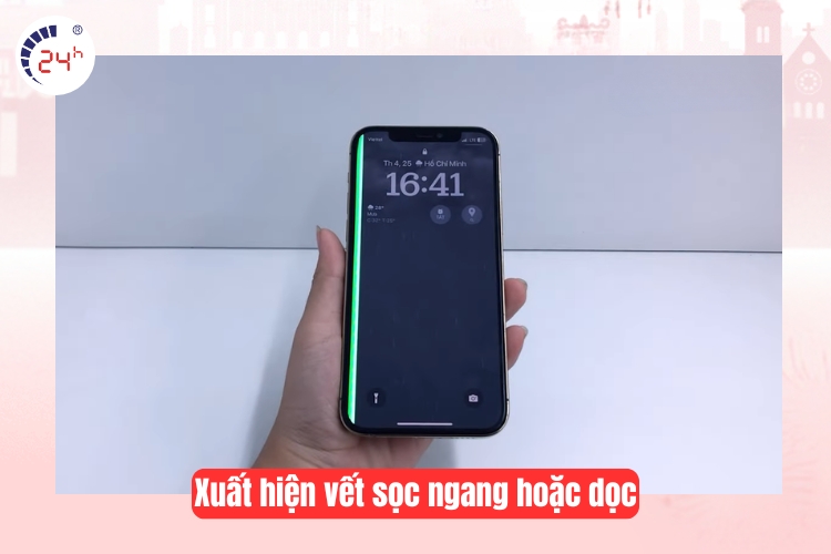 Màn hình xuất hiện điểm bất thường