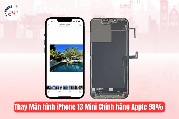  Thay Màn hình iPhone 13 Mini Chính hãng Apple 98% 