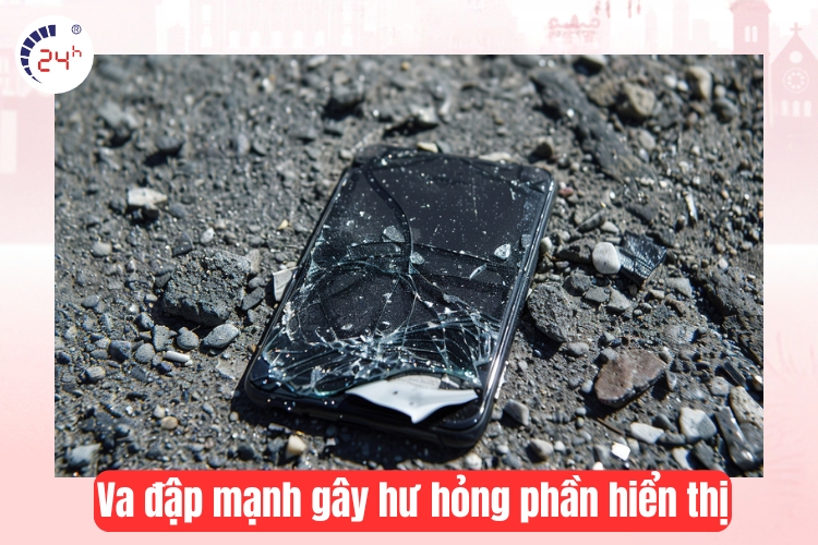 iPhone 13 Pro Max bị va đập gây hư hỏng phần hiển thị