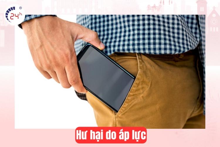 iPhone 13 pro max hư hại do áp lực