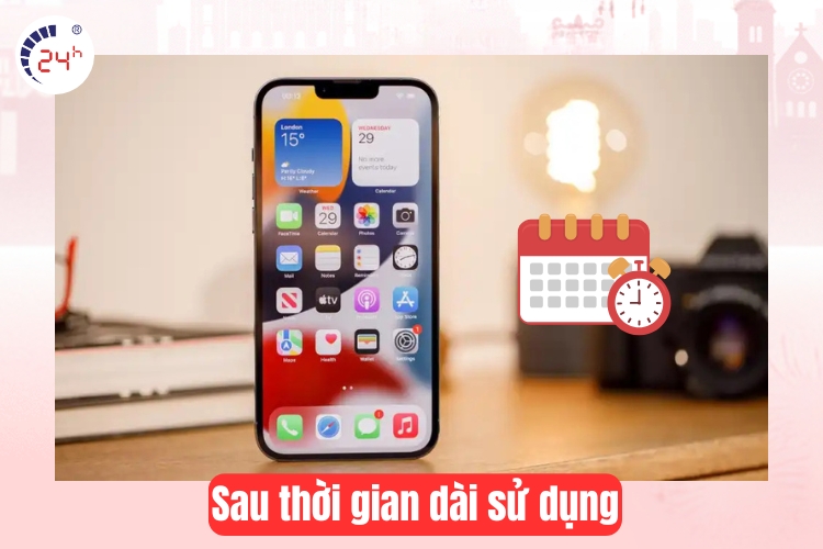 iPhone 13 pro max bị hư do thời gian dài sử dụng