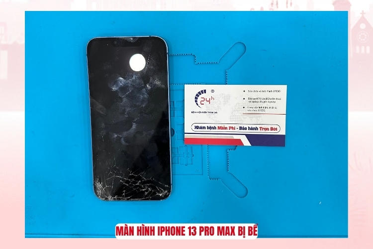 Máy bị rơi mạnh xuống nền gạch cứng