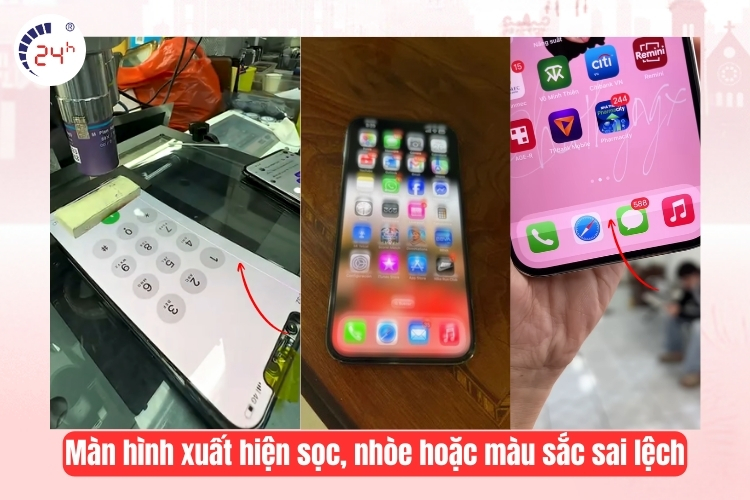 Màn hình xuất hiện sọc