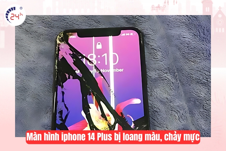 Màn hình bị loang màu, chảy mực