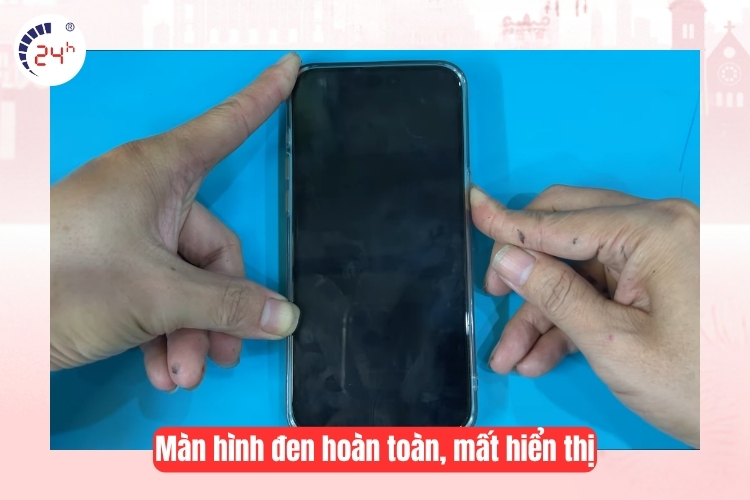 Màn hình đen hoàn toàn, mất hiển thị
