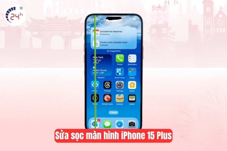 Sửa sọc màn hình iPhone 15 Plus