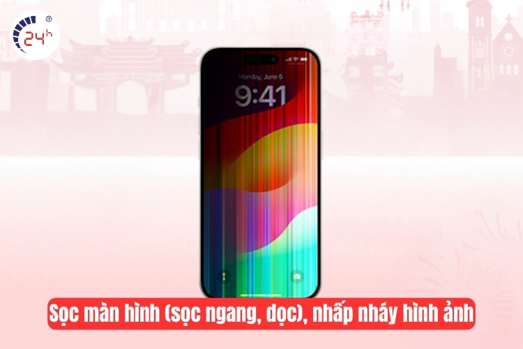 Sọc màn hình (sọc ngang, dọc), nhấp nháy hình ảnh