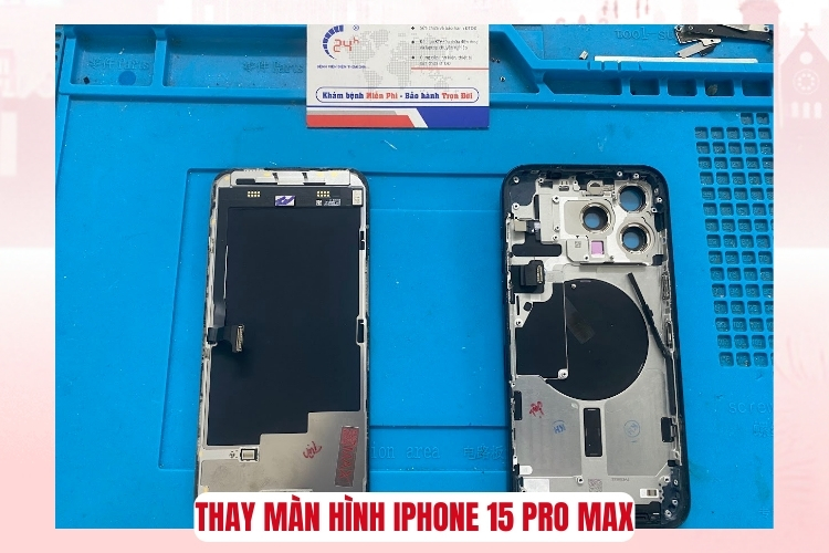 Thay màn hình iPhone 15 Pro Max có ảnh hưởng không
