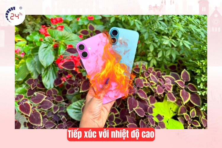 Tiếp xúc với nhiệt độ cao