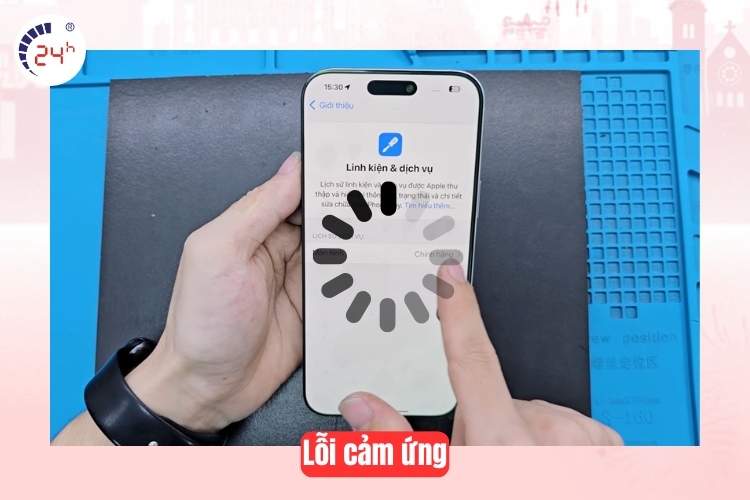 Iphone 16 pro max bị lỗi cảm ứng