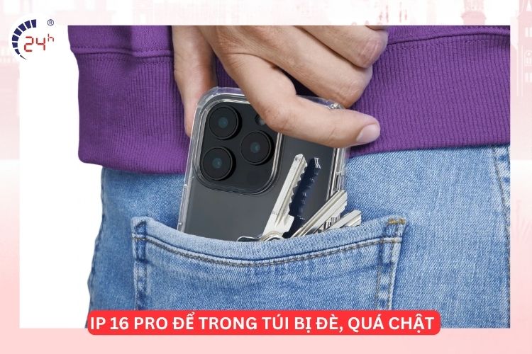 iPhone 16 Pro chịu áp lực vật lý lớn