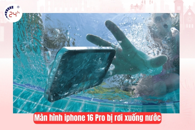 iPhone 16 Pro bị rơi xuống nước