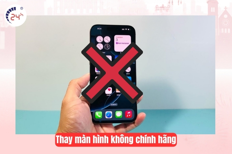 Thay màn hình không chính hãng