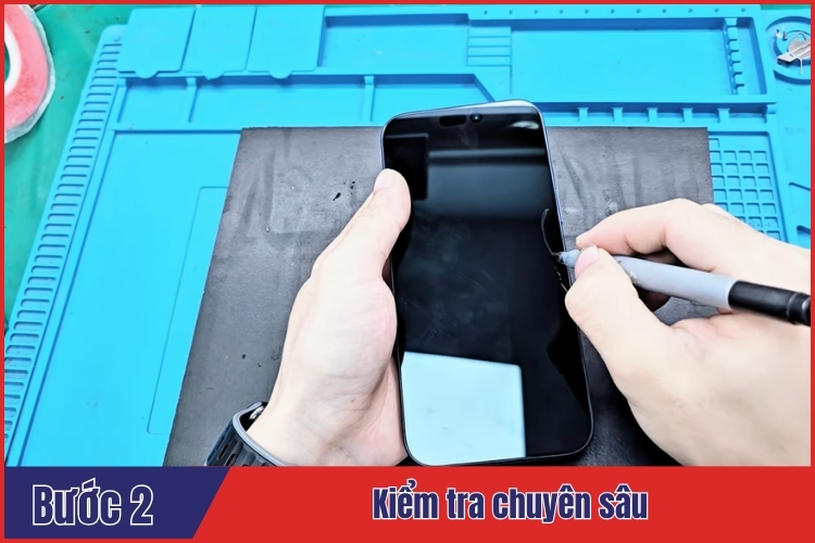 kiểm tra màn hình iphone 17