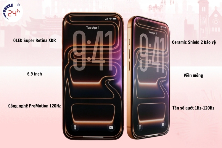 Thông số về màn hình iPhone 17 Pro Max