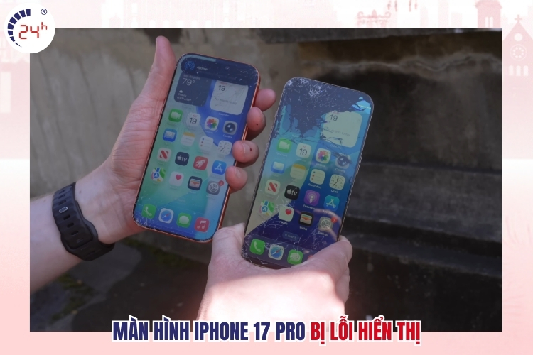 iPhone 17 Pro bị lỗi hiển thị