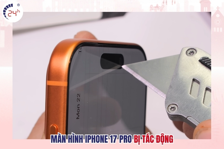 iPhone 17 Pro bị tác động 