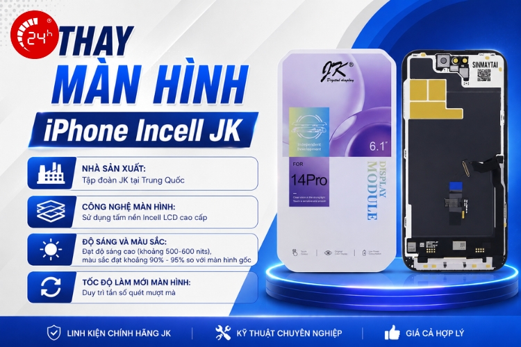 màn hình incell jk