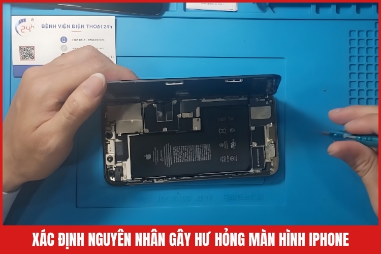 Xác định nguyên nhân gây hư hỏng màn hình iPhone