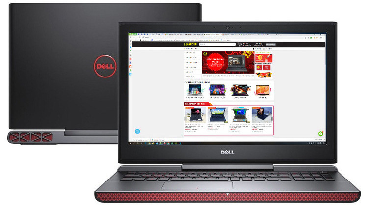 Laptop Dell Inspiron 7567 là dòng laptop có thiết kế bắt mắt và hiện đại.
