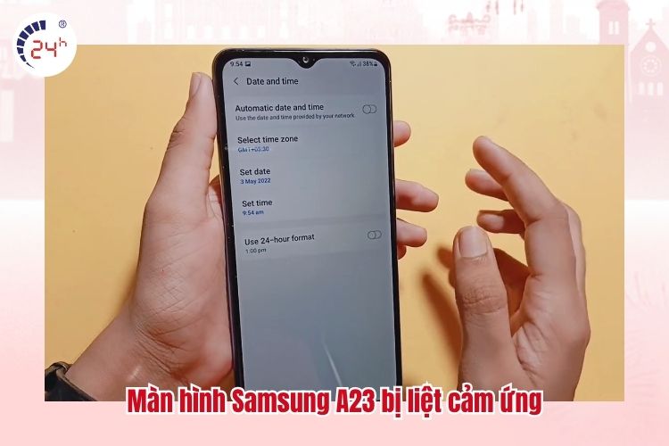 Màn hình Samsung A23 bị liệt cảm ứng
