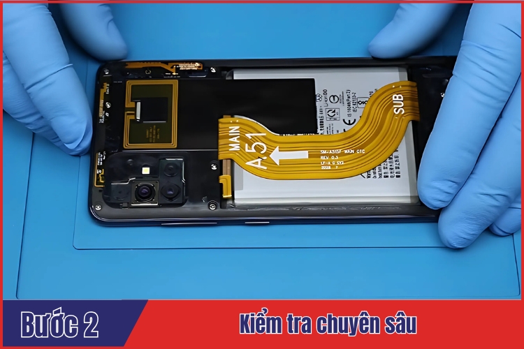 kiểm tra chuyên sâu màn hình Samsung A51