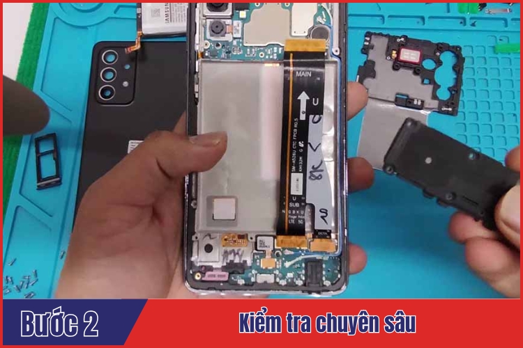 Kiểm tra chuyên sâu tình trạng màn hình Samsung A53 5G