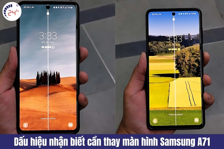 Dấu hiệu nhận biết cần thay màn hình Samsung A71