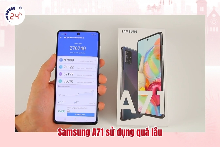 Samsung A71 sử dụng quá lâu