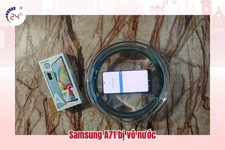 Samsung A71 bị vô nước