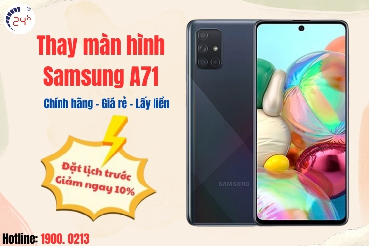 Thay màn hình Samsung A71