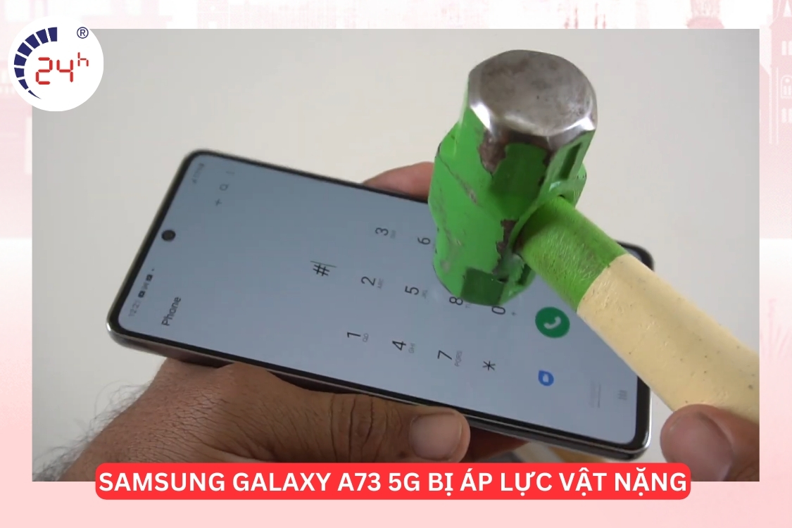 Samsung A37 5G bị áp lực vật nặng