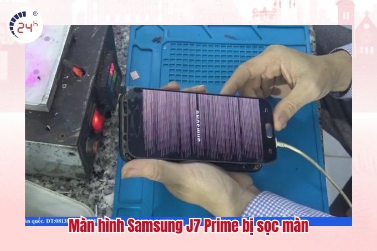 Màn hình Samsung J7 Prime bị sọc