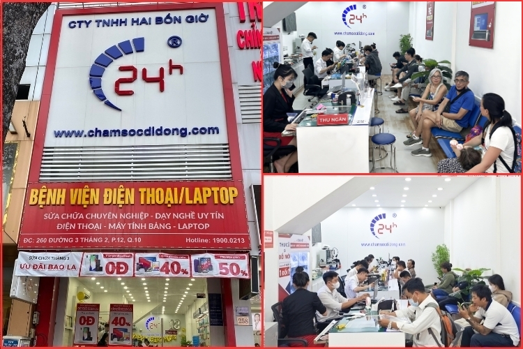 Bệnh Viện Điện Thoại, Laptop 24h