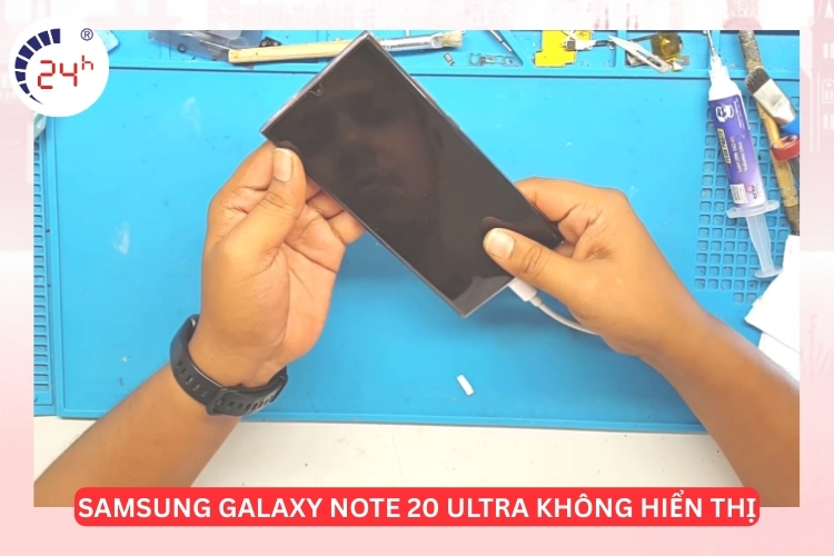 màn hình Note 20 Ultra không hiển thị