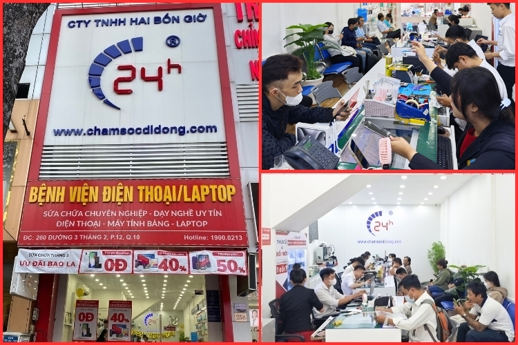 Bệnh Viện Điện Thoại, Laptop 24h