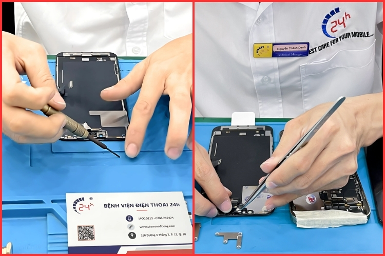 Quy trình sửa chữa chuyên nghiệp 
