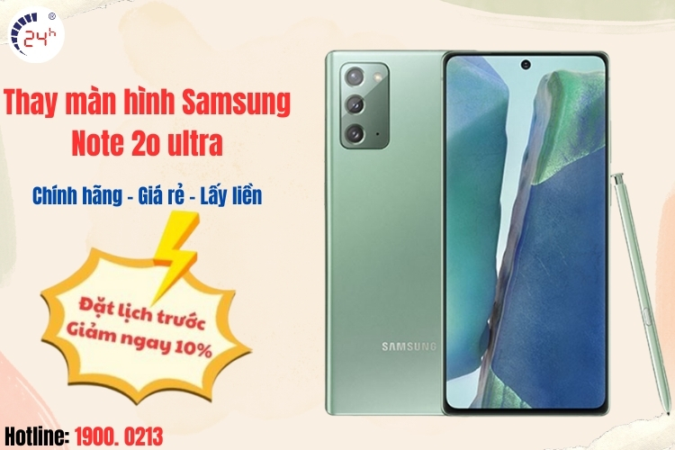 Dịch vụ thay màn hình Samsung Note 20 ultra