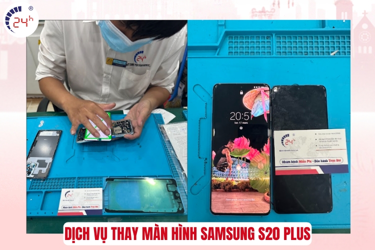 Tại sao nên chọn thay màn hình Samsung S20 Plus tại Bệnh Viện Điện Thoại, Laptop 24h