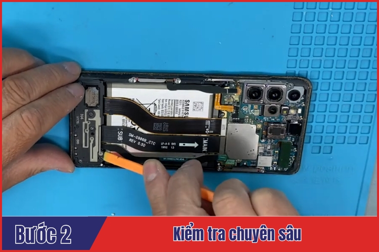 Kiểm tra chuyên sâu trình trạng màn hình Samsung S20