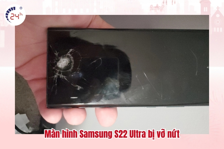 Màn hình Samsung S22 Ultra bị mờ nhòe