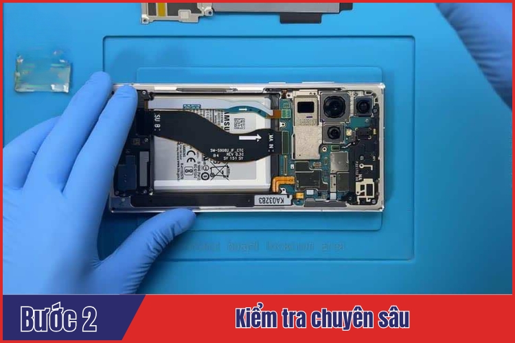kiểm tra chuyên sâu màn hình Samsung S23 Ultra